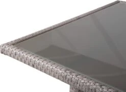 Beliani VITERBO - Loungeset Voor 8 - Grijs - PE Rotan -Tuin En Buiten 1200x873