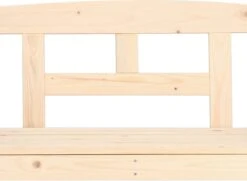 Merkloos Springos Tuinbank | Tuinbankje | Zitbank Buiten | Naaldhout | 119 X 78 X 45 Cm | Licht -Tuin En Buiten 1200x881 2
