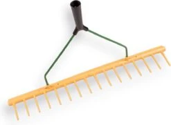 Excellent - Blad Hark - Polyhark Recht Rand - Tuin En Gazon Hark - Handhark - Grashark - Hark Zonder Steel - 16 Tanden - Rood - 65 CM -Tuin En Buiten 1200x881