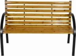 Dutcc 41142 - Tuinbank - Woodstock - 120 Cm – Zwart -Tuin En Buiten 1200x881 3