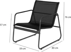 909 Outdoor Tuinset Camilla - 4-delig - Dubbele Zitbank - 2 Stoelen - Tafel - Stalenframe -Tuin En Buiten 1200x882 5