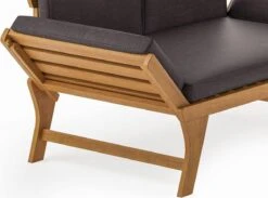 Loungebank Tuin FSC Antraciet – Makkelijk Verstelbaar Lounge Bank Balkon – Tuinbank Lounge Hardhout FSC – Perfecthomeshop -Tuin En Buiten 1200x887