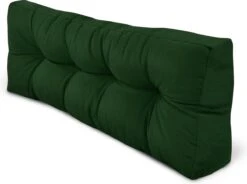 Beautissu Style – Palletkussen Set – 1x Zitkussen 120x80 Cm & 1x Rugkussen 120x40 Cm – Donker Groen -Tuin En Buiten 1200x895 2