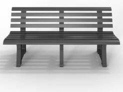 Casaria Tuinbank Orchidea – Kunststof/240kg Belastbaar – Antraciet -Tuin En Buiten 1200x897