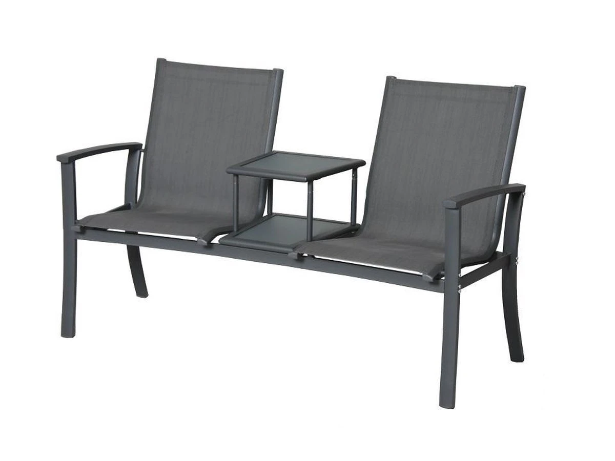 Tete-a-Tete Aluminium Tuinbank Felix 2 Tete-a-Tete Aluminium Tuinbank Felix - Afbeelding 2