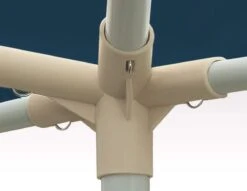 MaxxGarden Partytent Feesttent Paviljoen - 300 X 400 X 250 Cm - Zijwanden - Blauw -Tuin En Buiten 1200x926 2