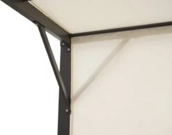 MaxxGarden Pergola - Partytent - Tuinpaviljoen Met één Gesloten Zijkant - 3x3x2,3 M - Cream -Tuin En Buiten 1200x940