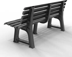 Casaria Tuinbank Orchidea – Kunststof/240kg Belastbaar – Antraciet -Tuin En Buiten 1200x950 1