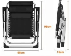 Brulo - Ligstoel Tuin - Ligstoelen - Strandstoel Opvouwbaar - Tuinstoel - Incl Tafel En Hoofdkussen -Tuin En Buiten 1200x956 2
