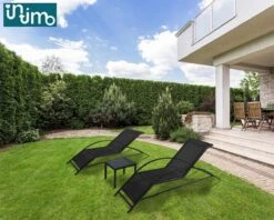 Intimo Ligbeddenset + Tafel - Zwart - 163x60x65/45x45x40 -Tuin En Buiten 1200x960 10