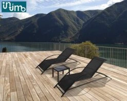 Intimo Ligbeddenset + Tafel - Zwart - 163x60x65/45x45x40 -Tuin En Buiten 1200x960 11