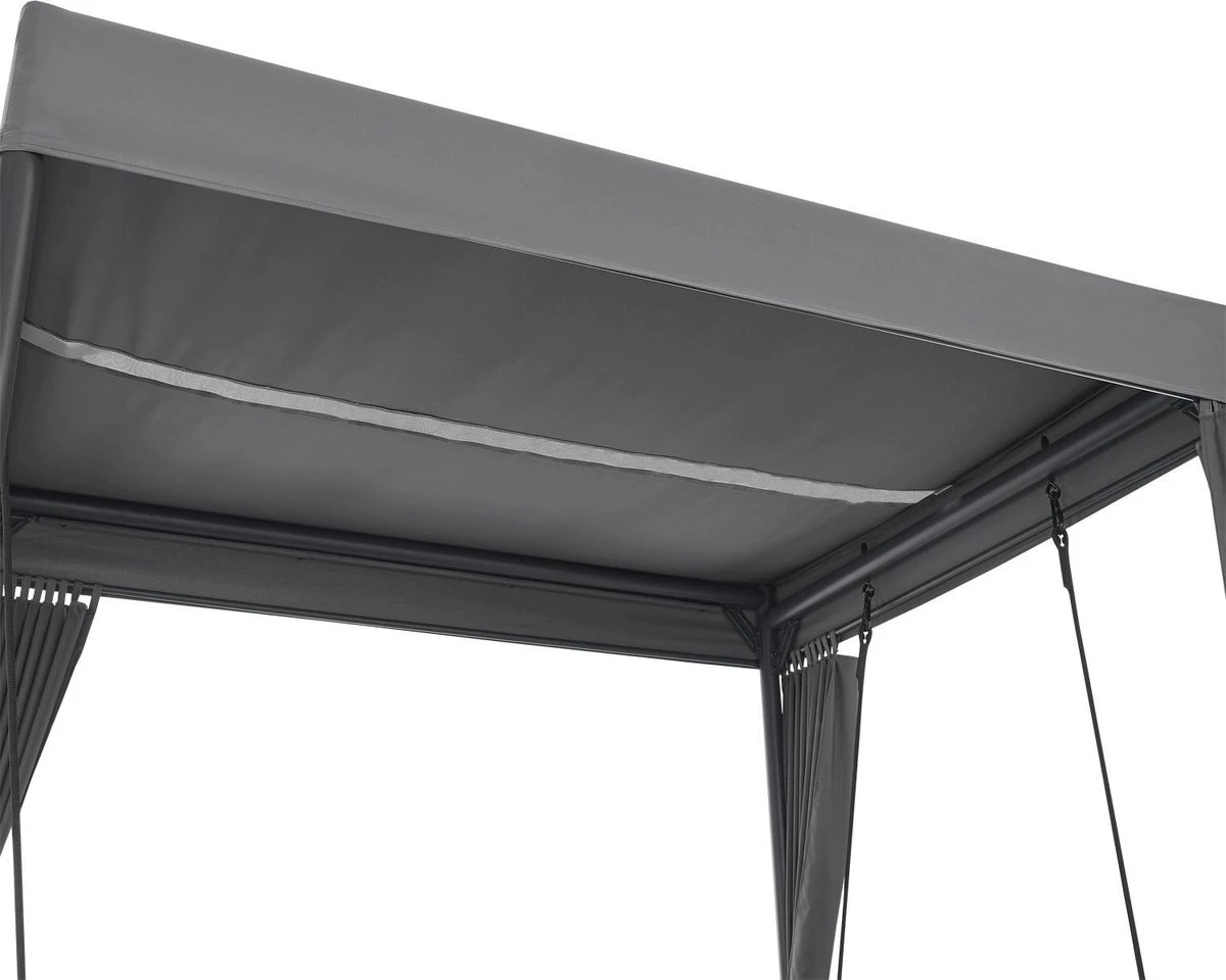 Schommelbank / Ligbank Kassandra - Donkergrijs 5 Schommelbank / Ligbank Kassandra - Donkergrijs - Afbeelding 5