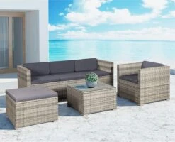 Loungeset Punta Cana - L - Polyrotan 10 Loungeset Punta Cana - L - Polyrotan -Tuin En Buiten 1200x970