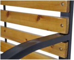 Dutcc 41142 - Tuinbank - Woodstock - 120 Cm – Zwart -Tuin En Buiten 1200x972 12