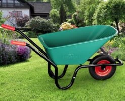 Gardebruk Kruiwagen 100 L - Kunststof Kuip – Tot 150KG Groen -Tuin En Buiten 1200x972 3
