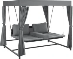 Schommelbank / Ligbank Kassandra - Donkergrijs 35 Schommelbank / Ligbank Kassandra - Donkergrijs -Tuin En Buiten 1200x973 1