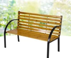 Dutcc 41142 - Tuinbank - Woodstock - 120 Cm – Zwart -Tuin En Buiten 1200x978 1