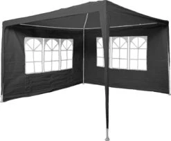 Garden Royal Partytent 3x3m Grijs Met 2 Zijwanden -Tuin En Buiten 1200x990