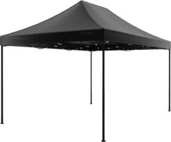 Easy Up 3x4,5m Zwart Luxe Partytent Opvouwbaar -Tuin En Buiten 1200x997
