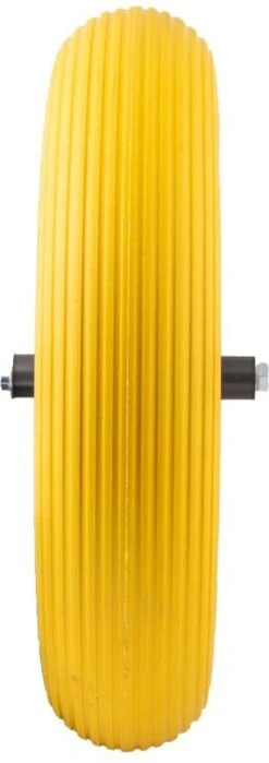 Merkloos Kruiwagenwiel Anti Lek - 4.80/4.00-8 - Massief PU Band - Lekvrij Wiel Met 130mm As - Kruiwagenband 4.80/400 Voor Kruiwagen -Tuin En Buiten 424x1200