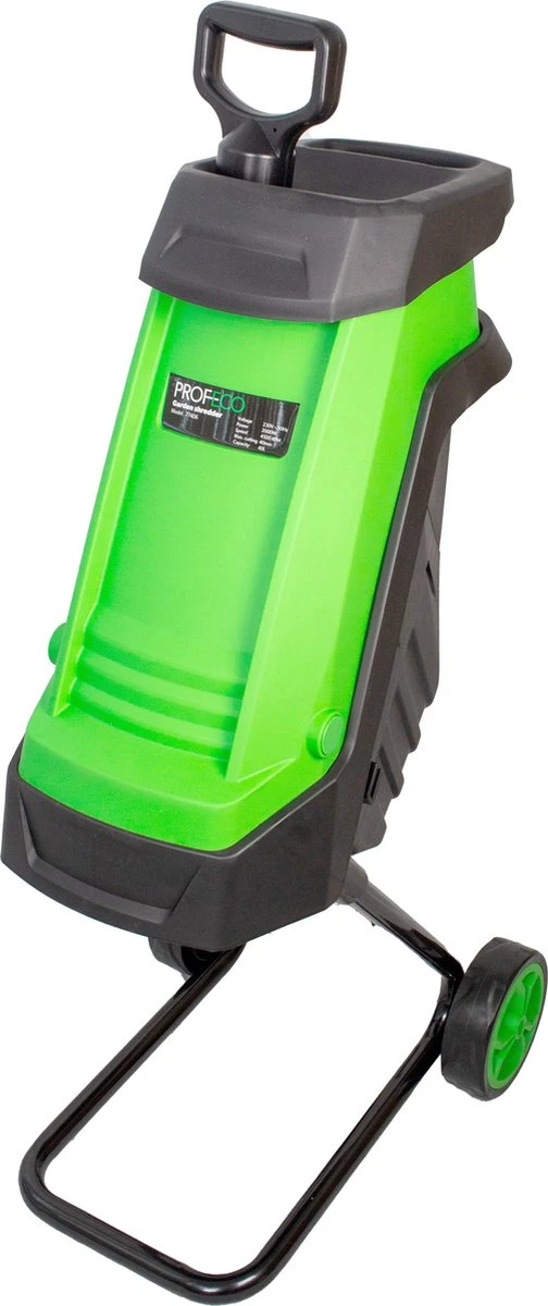Profeco Stille Hakselaar 2000W - Tuinhakselaar - Versnipperaar Voor 45mm Takdikte - Incl. 50 Liter Opvangzak En Veilige Duwstok 1 Profeco Stille Hakselaar 2000W - Tuinhakselaar - Versnipperaar Voor 45mm Takdikte - Incl. 50 Liter Opvangzak En Veilige Duwstok
