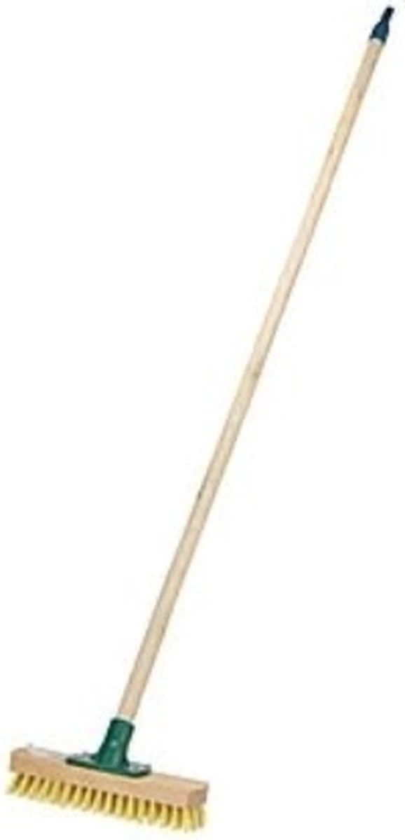 Merkloos Luiwagen/schrobbezem Met Steel - Hout - 24 Cm 2 Merkloos Luiwagen/schrobbezem Met Steel - Hout - 24 Cm - Afbeelding 2