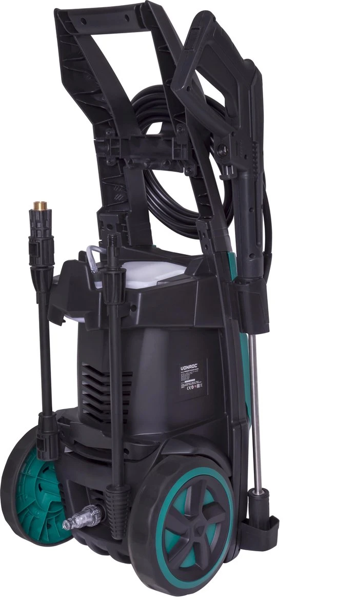 VONROC Hogedrukreiniger V22-2 2200W – 170 Bar – 450 L/h – Incl. 8m Slang, Terrasreiniger, Reinigingstank En Meer 10 VONROC Hogedrukreiniger V22-2 2200W – 170 Bar – 450 L/h – Incl. 8m Slang, Terrasreiniger, Reinigingstank En Meer - Afbeelding 10