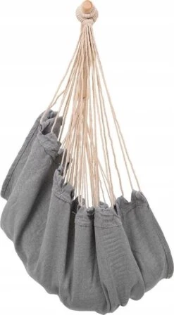 RENALUX Hangstoel Buiten En Binnen - Hangstoel Voor Binnen - Hangstoel Zonder Standaard - Hangstoel Cocoon - Gratis 2 Zachte Kussens - 150 KG - Grijs -Tuin En Buiten 661x1200 1