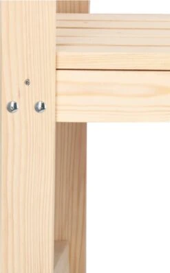 Merkloos Springos Tuinbank | Tuinbankje | Zitbank Buiten | Naaldhout | 119 X 78 X 45 Cm | Licht -Tuin En Buiten 744x1200