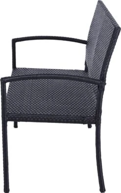 Outsunny Polyrotan Tuinbank 2-zits Parkbank Bank Staal Zwart 867-022 16 Outsunny Polyrotan Tuinbank 2-zits Parkbank Bank Staal Zwart 867-022 -Tuin En Buiten 753x1200 1