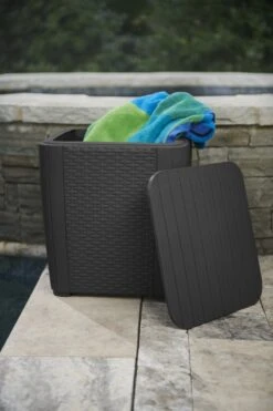 ALLIBERT Keter Luzon Opbergtafel - 39x39x43cm - Donkergrijs -Tuin En Buiten 800x1200 104