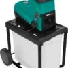 VONROC Stille Hakselaar/Shredder 2800W – Voor Takken Tot Ø45mm – Incl. 60L Opvangbak & Duwstok