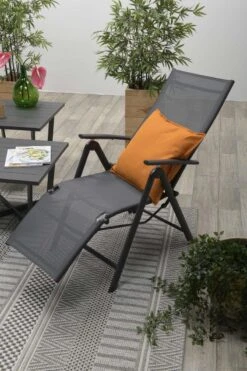 Garden Impressions - Sol Verstelbare Tuinstoel - Aluminium - Zwart 12 Garden Impressions - Sol Verstelbare Tuinstoel - Aluminium - Zwart -Tuin En Buiten 800x1200 88