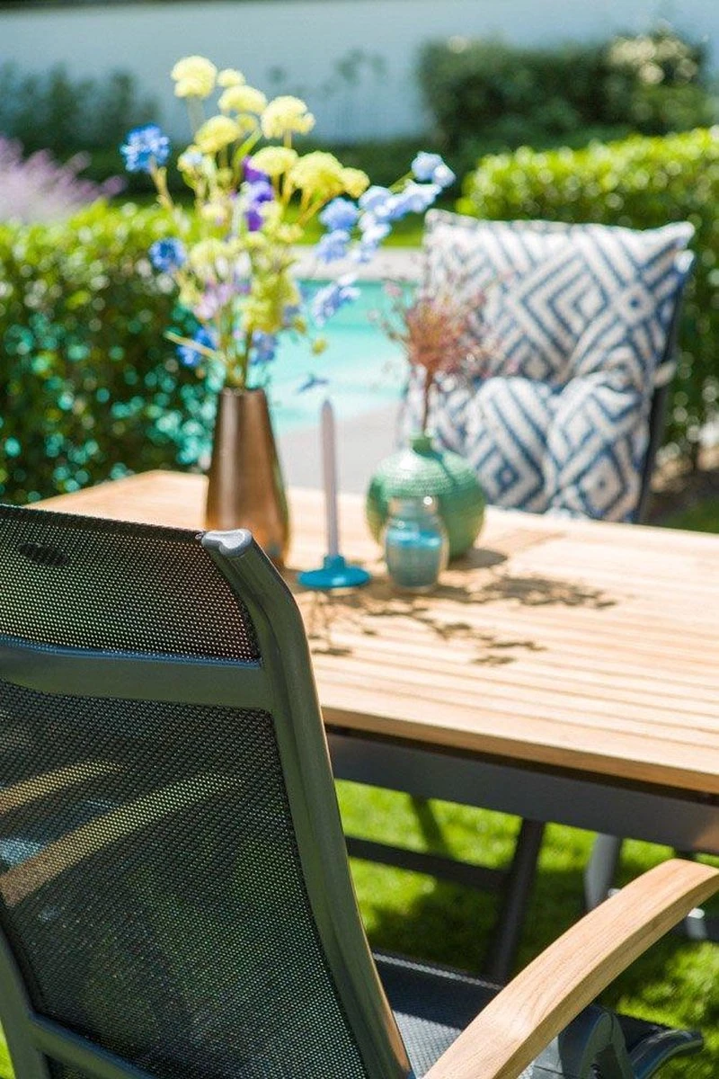 Hartman Alice Verstelbare Tuinstoel - Grijs 8 Hartman Alice Verstelbare Tuinstoel - Grijs - Afbeelding 8