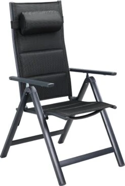 Casaria Tuinstoel Aluminium - 2 Stuks Inklapbaar - Antraciet -Tuin En Buiten 808x1200 1