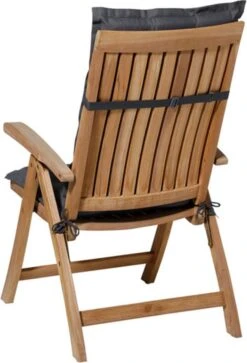 Madison - Tuinkussen - Hoge Rug - 123 X 50cm - Panama Grijs - Standenstoel -Tuin En Buiten 816x1200