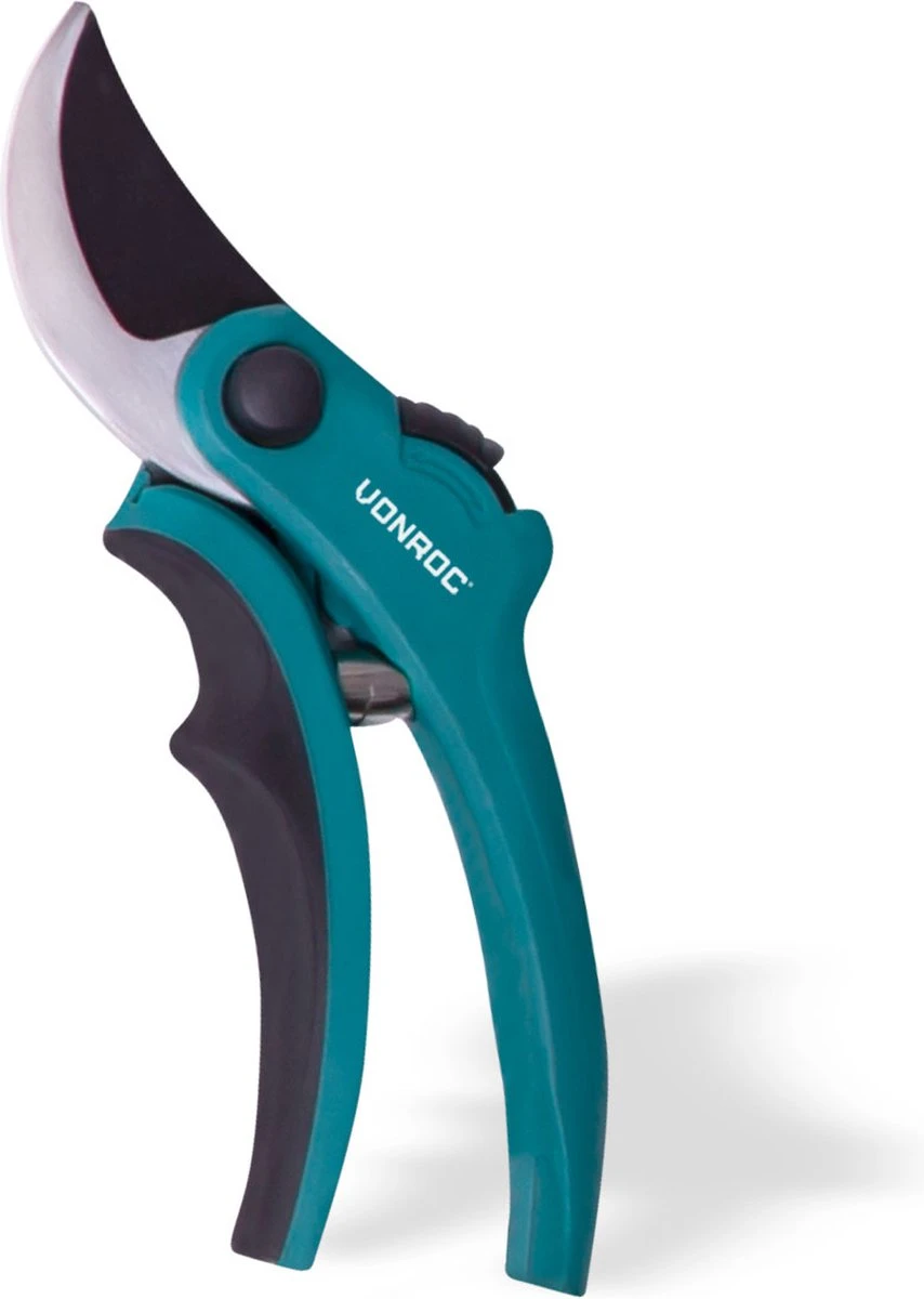 VONROC Snoeischaar Met Papegaaienbek – Antikleefcoating - Voor Bloemen En Jonge Scheuten Tot Ø15mm 1 VONROC Snoeischaar Met Papegaaienbek – Antikleefcoating - Voor Bloemen En Jonge Scheuten Tot Ø15mm
