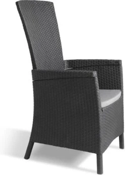 Allibert Vermont Verstelbare Tuinstoel - 64x68x107cm - Grafiet -Tuin En Buiten 860x1200 1