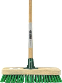 Synx Tools Tegelborstel 28cm - Mosbezem - Schrobbezem - Bezem - Mos - Onkruidborstel - Veger - Harde Borstel- Bezem Met Steel 120cm -Tuin En Buiten 896x1200