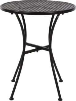Bolero Ronde Stalen Bistro Tafel Zwart 60cm -Tuin En Buiten 903x1200 2