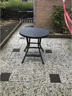 Allibert - Tuintafel - Oregon - Ø 70 Cm - Kunststof - Opklapbaar -Tuin En Buiten 904x1200 3