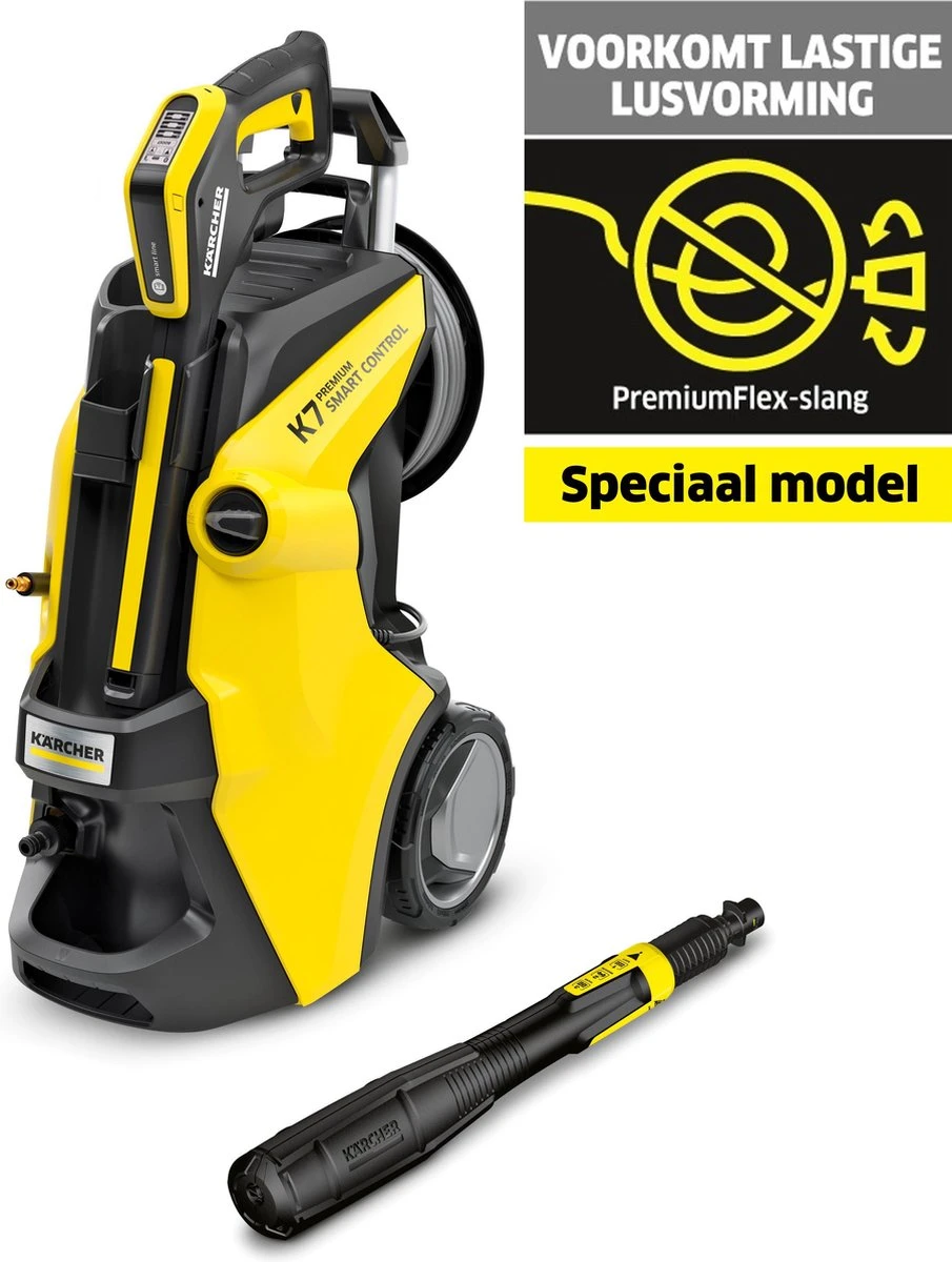 Kärcher K 7 Premium Smart Control Antitwist Flex Hogedrukreiniger - 3000W - 180 Bar - 60 M²/h 2 Kärcher K 7 Premium Smart Control Antitwist Flex Hogedrukreiniger - 3000W - 180 Bar - 60 M²/h - Afbeelding 2