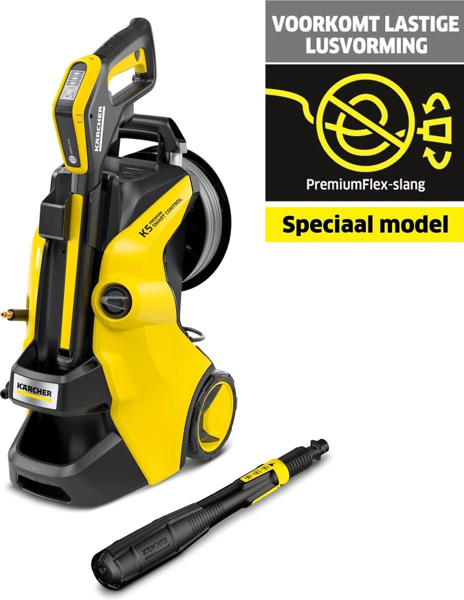 Kärcher K 5 Premium Smart Control Antitwist Flex Hogedrukreiniger - 2100W - 145 Bar - 40 M²/h 2 Kärcher K 5 Premium Smart Control Antitwist Flex Hogedrukreiniger - 2100W - 145 Bar - 40 M²/h - Afbeelding 2