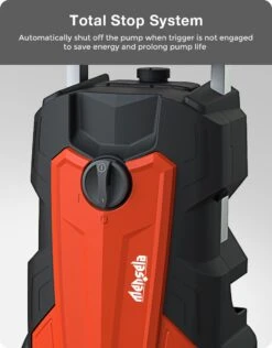 Merkloos Home Hogedrukreiniger - 2100W - 165 Bar - Met Verstelbare Nozzles Slanghaspel 5m Netsnoer 10m Slang - Voor Reiniging Huis Auto Tuin -Tuin En Buiten 939x1200 1