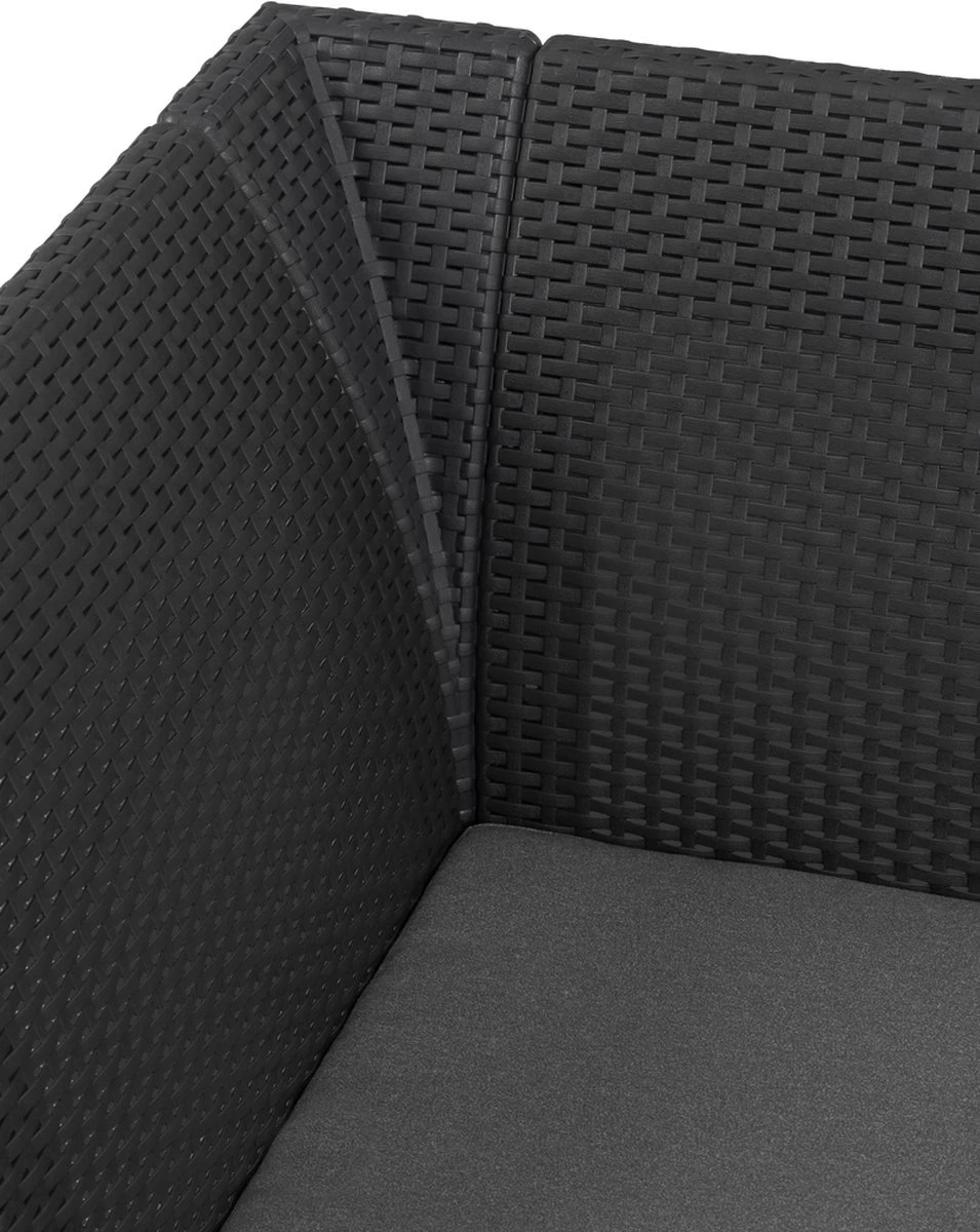 Keter Marie Hoek Loungeset Met Orlando Tafel - 6 Personen - Antraciet 8 Keter Marie Hoek Loungeset Met Orlando Tafel - 6 Personen - Antraciet - Afbeelding 8