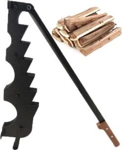 Flowkey® Houtklover XL - Houtsplijter Bijl - Houtkliever Kloofwig Gietijzer - Voor Hout & Aanmaakhout - Inclusief Gratis Bevestigingsset